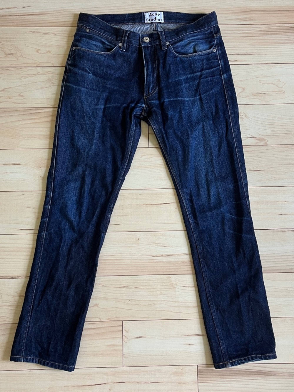 Acne Studios Max Raw Jeans